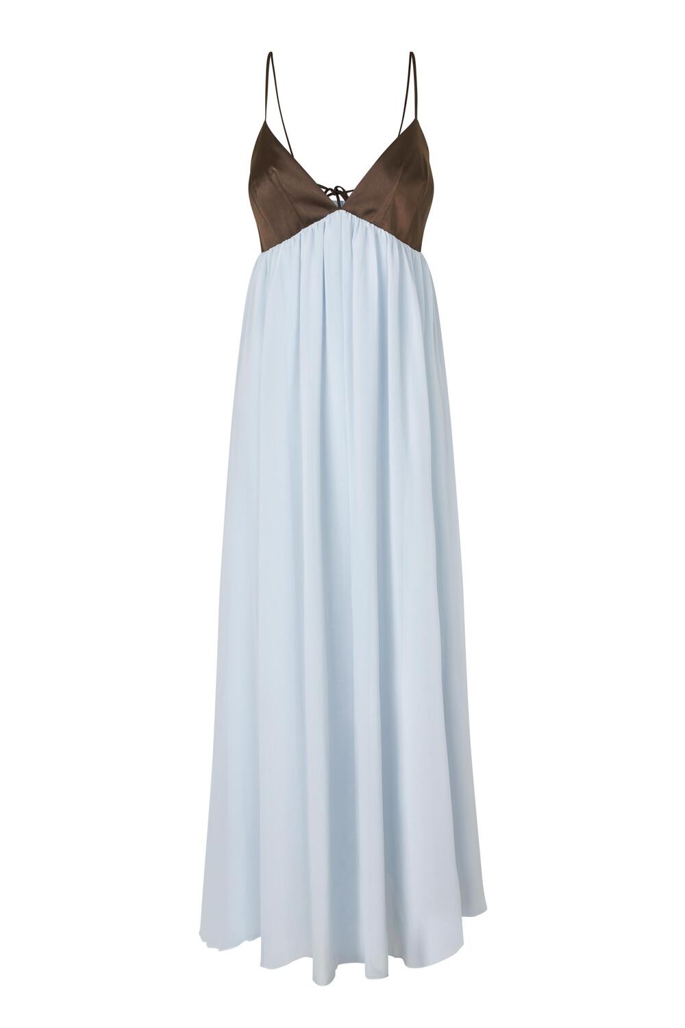 Veroma Strap lang kjole - Gray Down